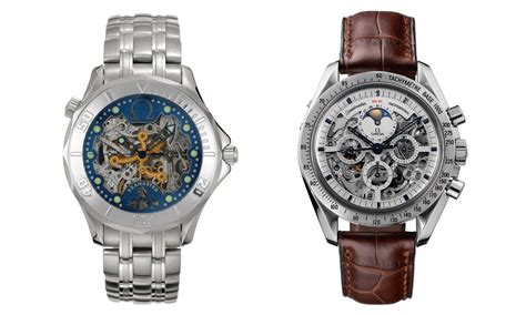 omega skeleton watch replica|skeleton chronograph watches.